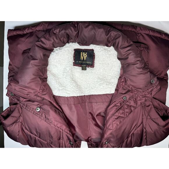 Plum Puffer Vest 🌬️ Winter-Cozy 3/4 Length Layer — Weatherproof - Picture 2 of 8